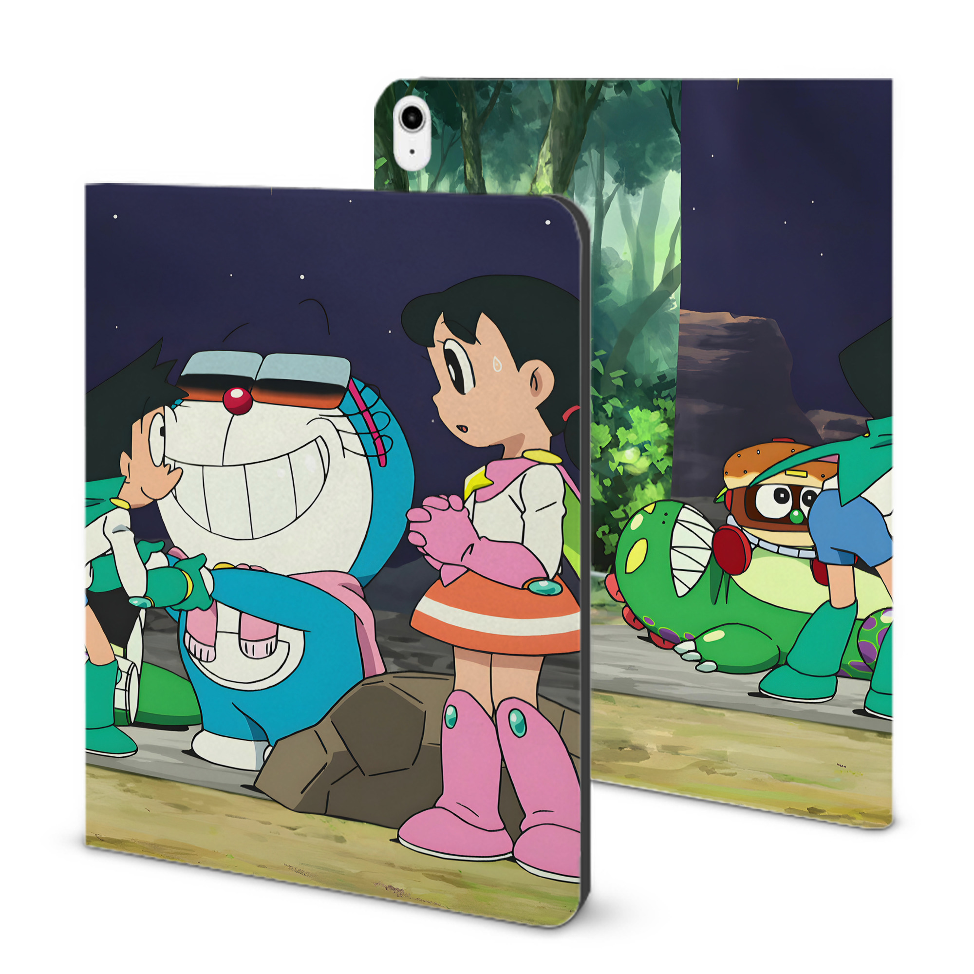 （画像用） ドラえもん Doraemon IPadケース ペンホルダー付き ブックスタイルデザイン